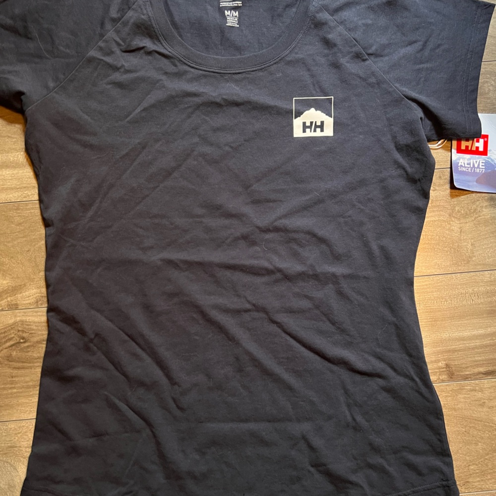 Helly Hansen Black Graphic Tee